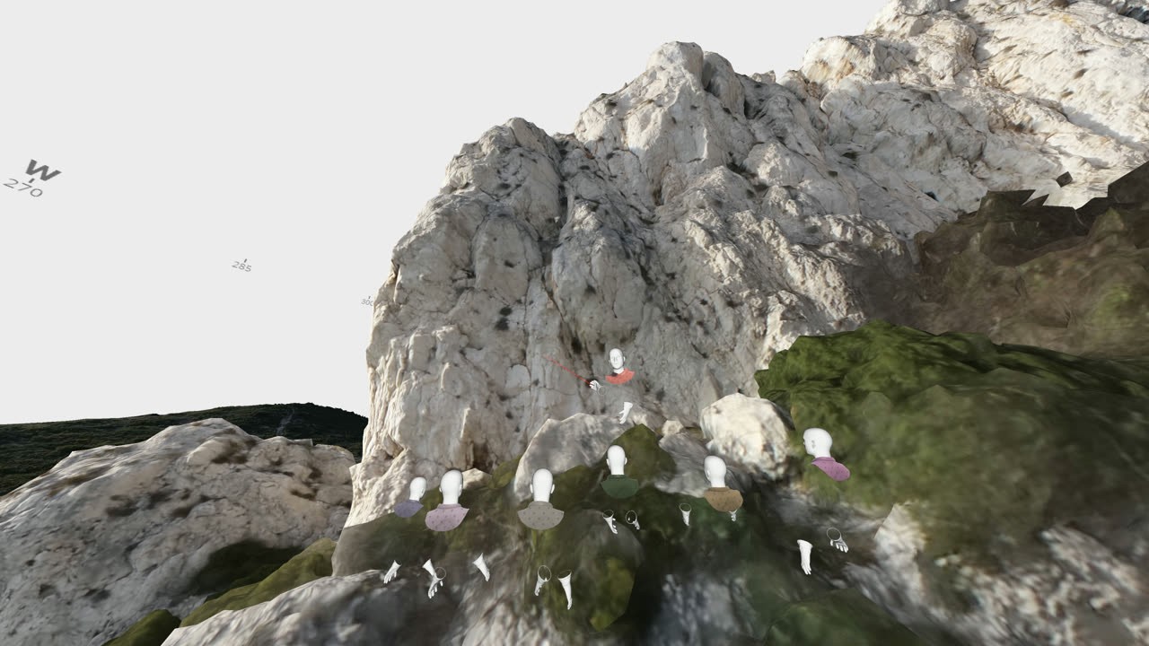 Field teaching on 3D terrain with VRExplorer