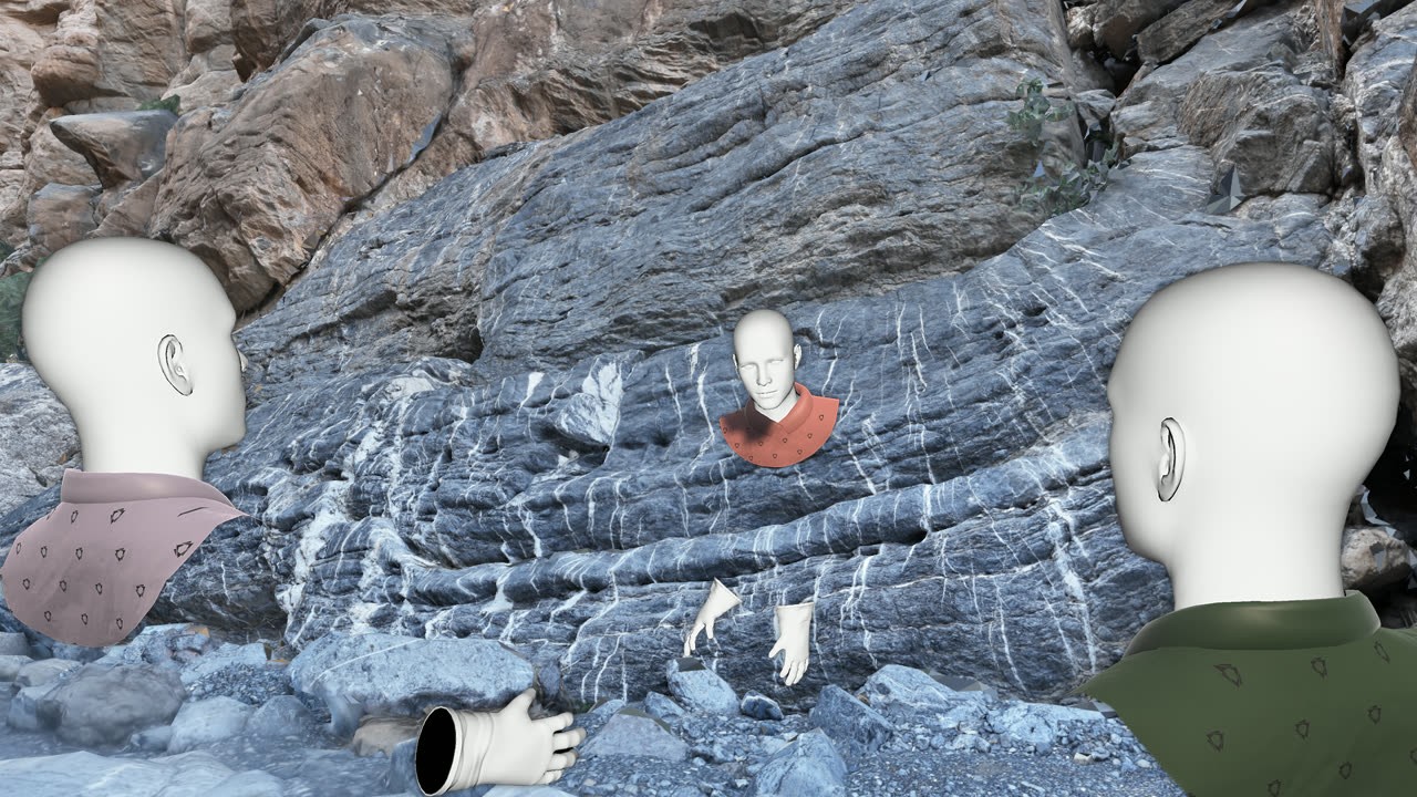 Field team training on a 3D site replica in VRExplorer