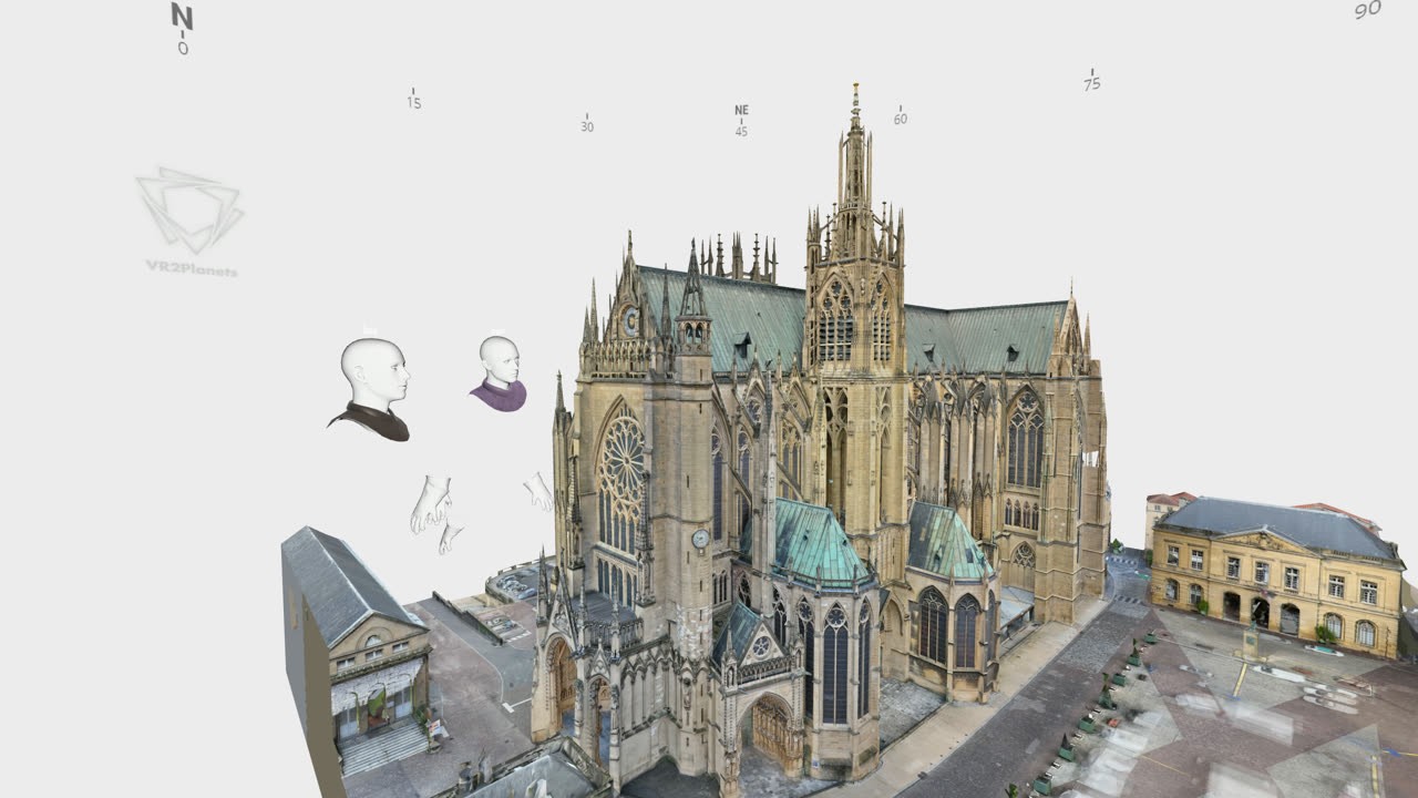 Heritage site recorded as a 3D model in VRExplorer