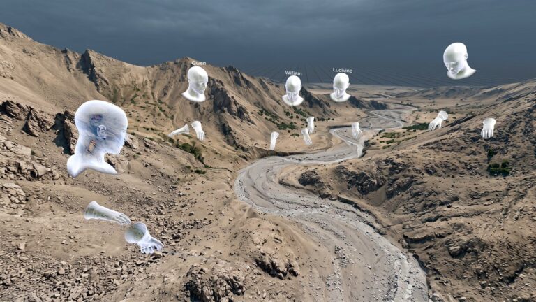Several people exploring the same terrain in one session